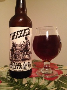 Image: Photo of real-world Thresher Ale.